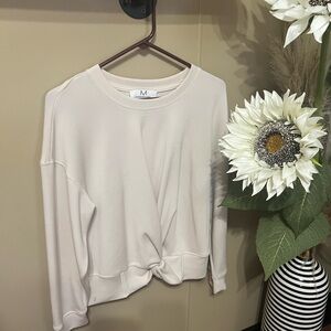 Magaschoni Cream Sweatshirt